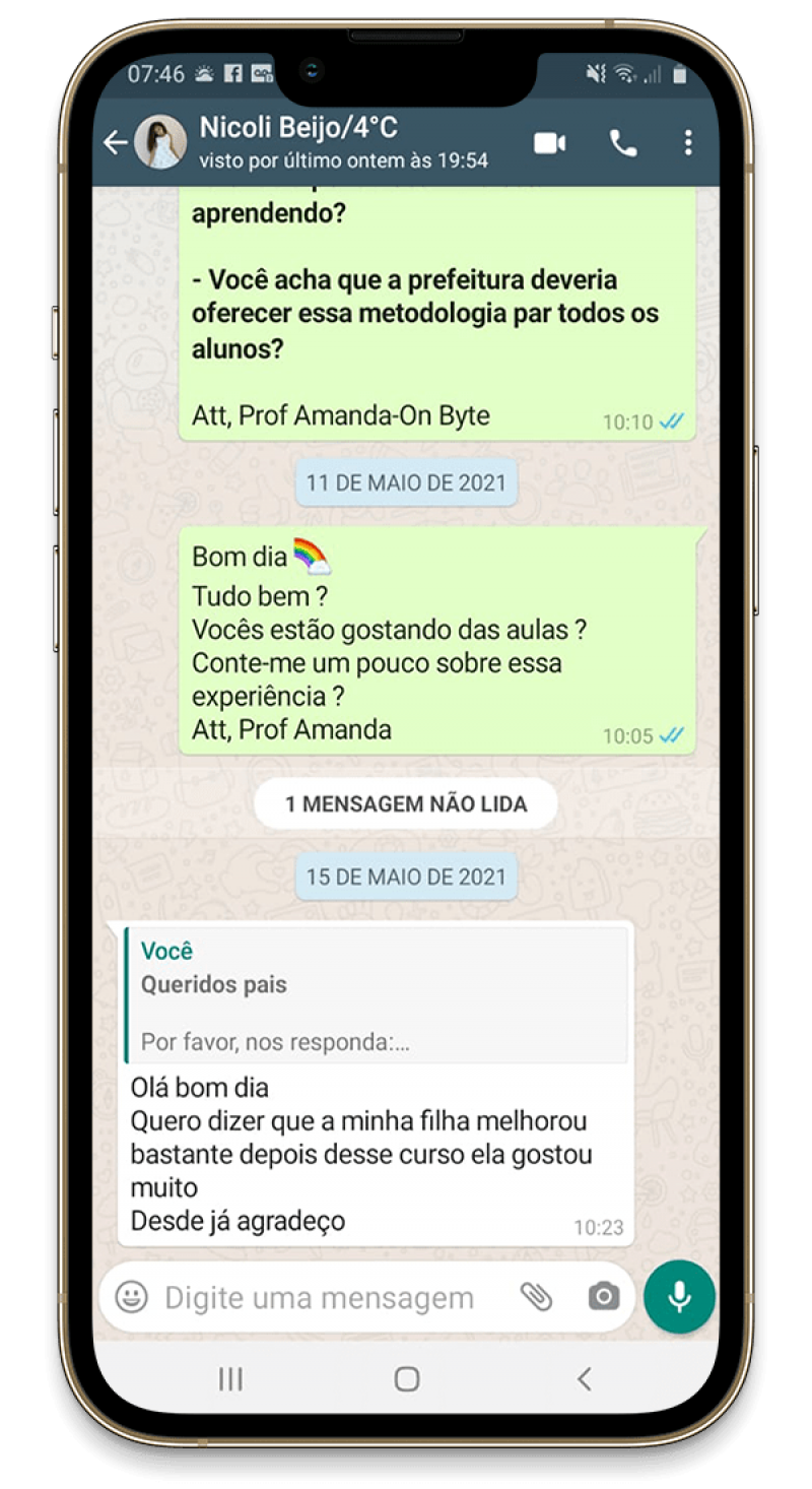 Depoimento Mães